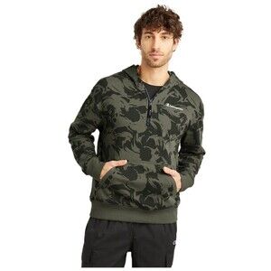 NWT Men's Champion AOP Global Explorer French Terry Men's Fleece Hoodie, Small